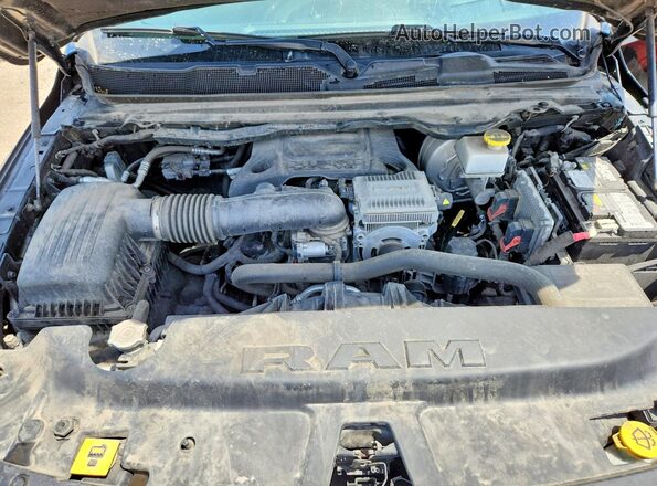 1C6SRFHT7MN500222 2021 RAM 1500 Black უკანა სალონის ხედი