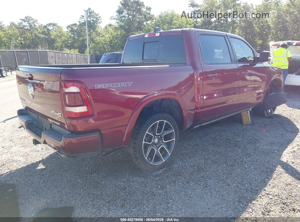 1C6SRFJT0MN607297 2021 RAM 1500 Red Հետևի աջ