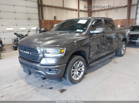 1C6SRFJT1RN196743 2024 RAM 1500 Gray Առջևի ձախ երեք քառորդ տեսարան