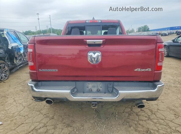 1C6SRFJT2MN509775 2021 RAM 1500 Burgundy Widok z tyłu