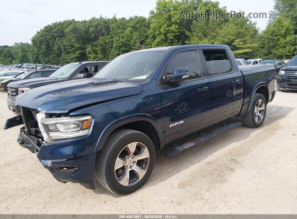 1C6SRFJT3MN751636 2021 RAM 1500 Blue Передня ліва чверть