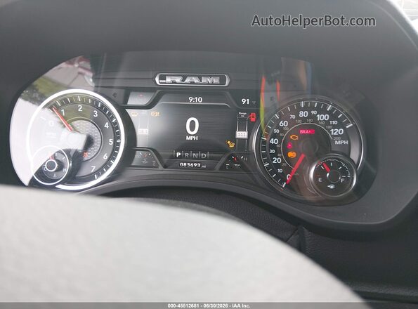 1C6SRFJT3MN751636 2021 RAM 1500 Blue Вид задніх сидінь