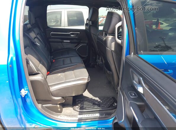 1C6SRFJT4NN154769 2022 RAM 1500 Blue VIN კოდის სტიკერის ხედი
