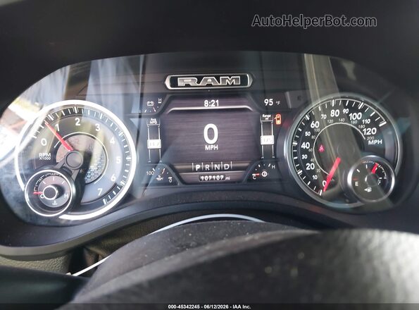1C6SRFJT6LN207257 2020 RAM 1500 Белый Вид задних сидений