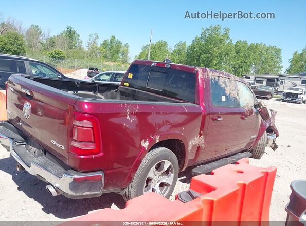 1C6SRFJT6MN736189 2021 RAM 1500 Maroon Tył prawy