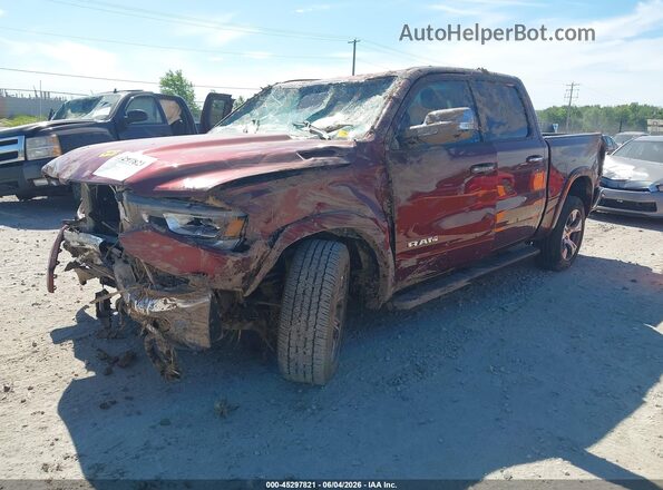 1C6SRFJT6MN736189 2021 RAM 1500 Maroon Przód lewy
