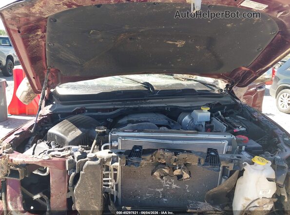 1C6SRFJT6MN736189 2021 RAM 1500 Maroon Widok z tyłu