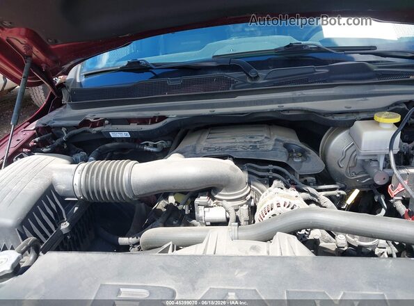 1C6SRFJT7KN708267 2019 RAM 1500 Red Вид ззаду