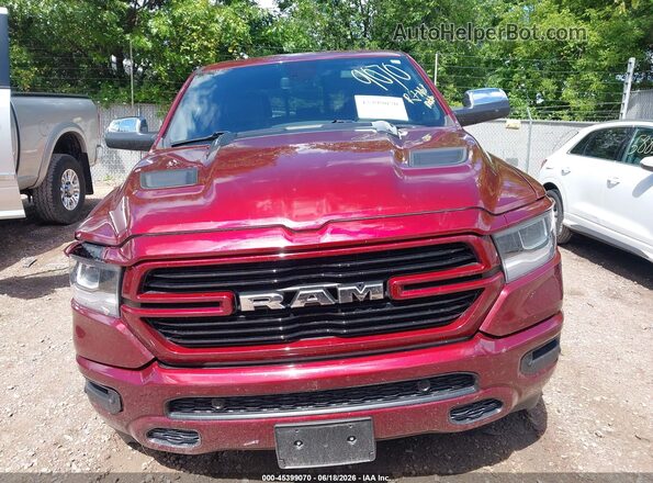 1C6SRFJT7KN708267 2019 RAM 1500 Red Вид задньої частини салону