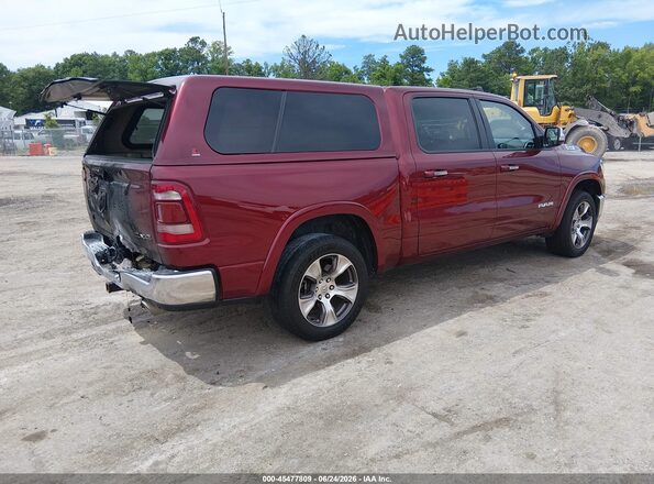 1C6SRFJT8MN736629 2021 RAM 1500 Бордовый Задняя правая четверть