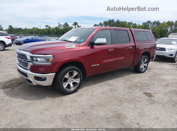 1C6SRFJT8MN736629 2021 RAM 1500 Бордовый Передняя левая четверть