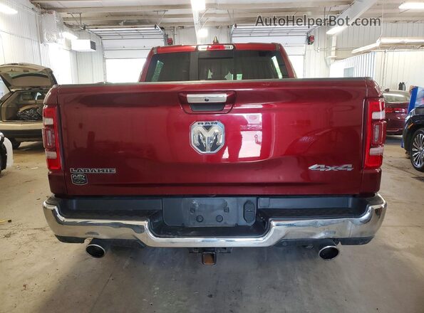 1C6SRFJT8NN209675 2022 RAM 1500 Maroon Հետևի տեսք