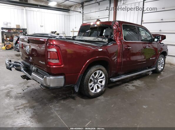 1C6SRFKM8NN264277 2022 RAM 1500 Maroon Tył prawy