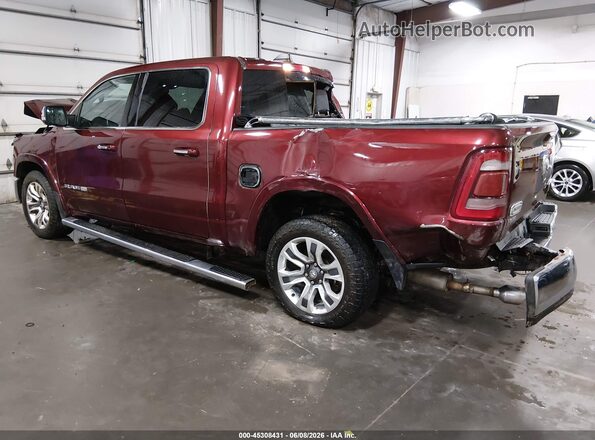 1C6SRFKM8NN264277 2022 RAM 1500 Maroon Tył lewy