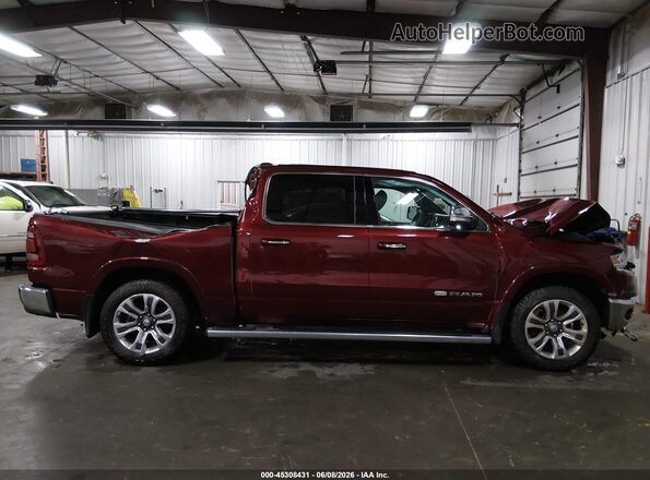 1C6SRFKM8NN264277 2022 RAM 1500 Maroon Widok wnętrza z tyłu