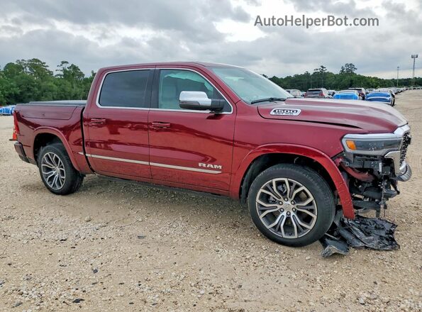 1C6SRFKP3SN717260 2025 RAM 1500 Maroon Передня права чверть