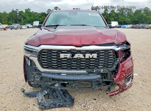 1C6SRFKP3SN717260 2025 RAM 1500 Maroon Вид спереду