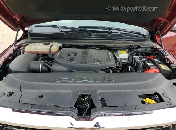 1C6SRFKP3SN717260 2025 RAM 1500 Maroon Вид задньої частини салону