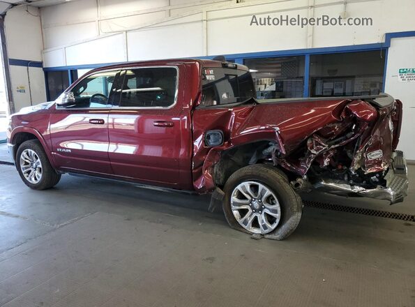 1C6SRFKT0RN203258 2024 RAM 1500 Burgundy Задня ліва чверть