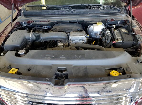 1C6SRFKT0RN203258 2024 RAM 1500 Burgundy Вид задньої частини салону