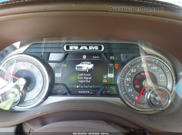 1C6SRFKT2KN883735 2019 RAM 1500 White Vista de los asientos traseros