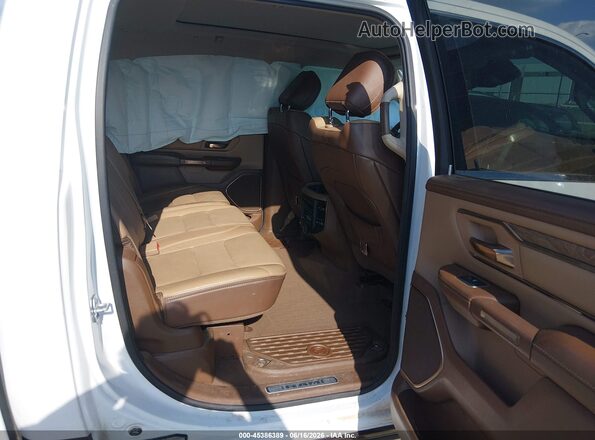 1C6SRFKT2LN136959 2020 RAM 1500 White VIN კოდის სტიკერის ხედი