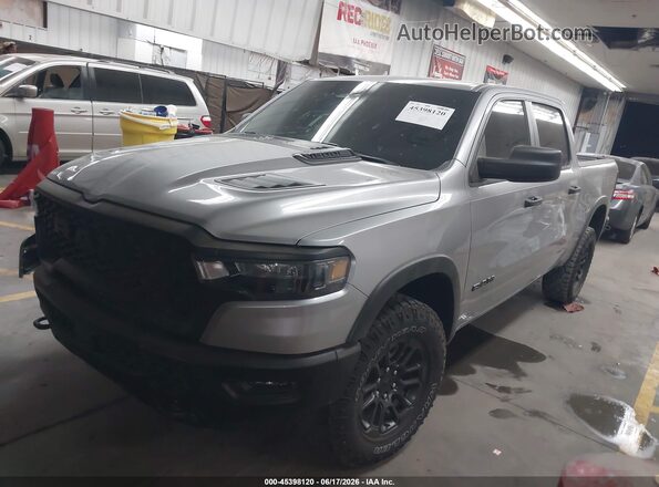 1C6SRFLP6SN711290 2025 RAM 1500 Silver Передня ліва чверть