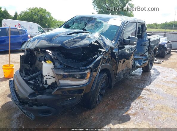 1C6SRFLT1MN553652 2021 RAM 1500 Black Передня ліва чверть