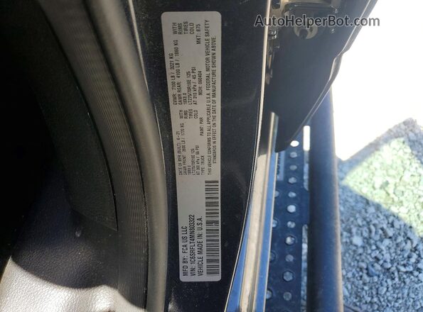 1C6SRFLT4MN803322 2021 RAM 1500 Черный Вид подкапотного пространства