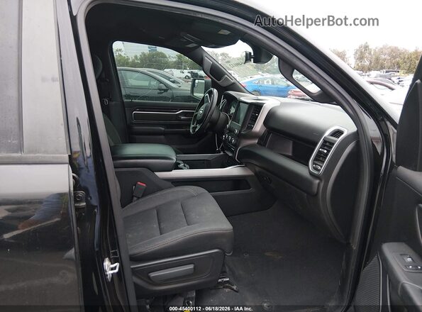 1C6SRFMT9KN751987 2019 RAM 1500 Black Front interior view