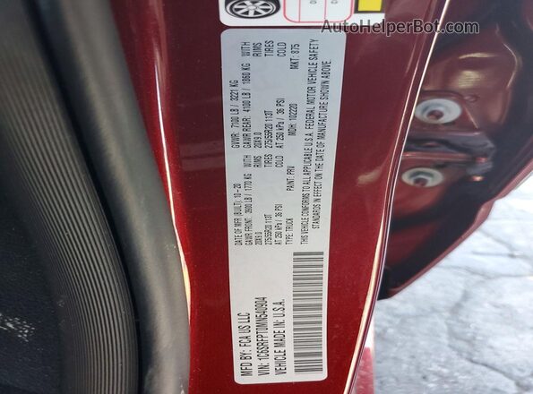 1C6SRFPT0MN540904 2021 RAM 1500 Burgundy 