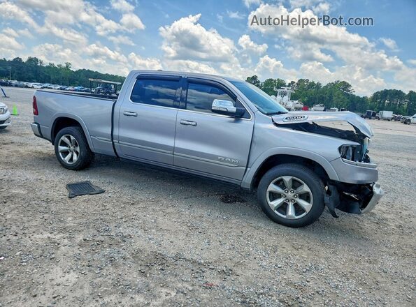 1C6SRFPT3KN655445 2019 RAM 1500 Серебряный Передняя правая четверть
