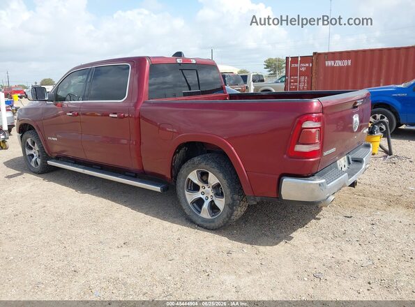 1C6SRFRT2NN438938 2022 RAM 1500 Maroon Trasero izquierdo