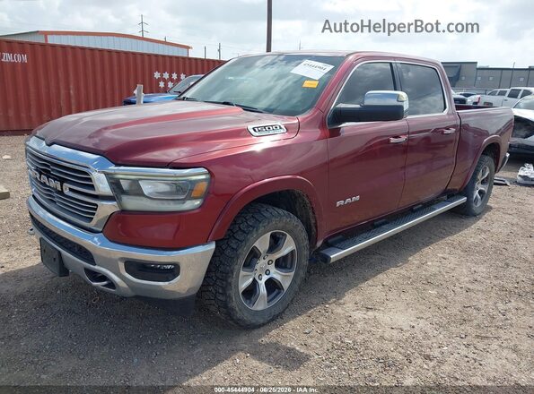1C6SRFRT2NN438938 2022 RAM 1500 Maroon Vista tres cuartos delantera izquierda