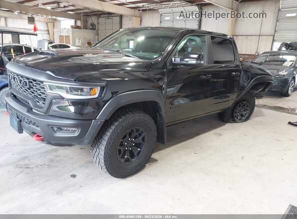 1C6SRFUP9SN722881 2025 RAM 1500 Black წინა მარცხენა ხედი სამი მეოთხედიდან