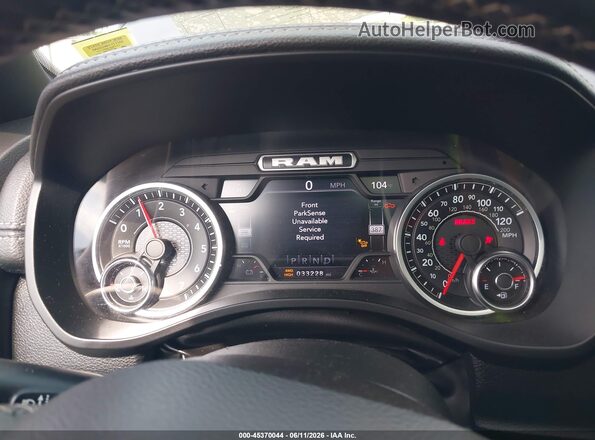 1C6SRFVTXNN359491 2022 RAM 1500 Gray უკანა სავარძლების ხედი