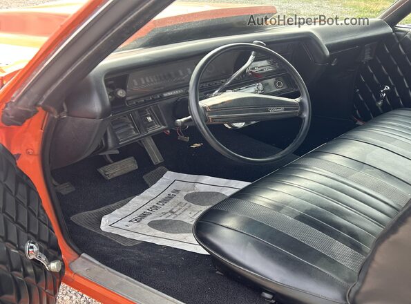 1D37F2K520650     1972 CHEVROLET CHEVELLE Оранжевый Вид задних сидений