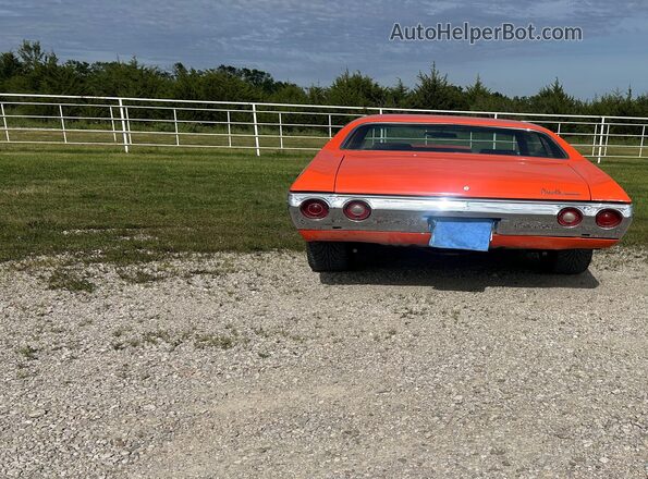 1D37F2K520650     1972 CHEVROLET CHEVELLE Оранжевый Вид панели приборов