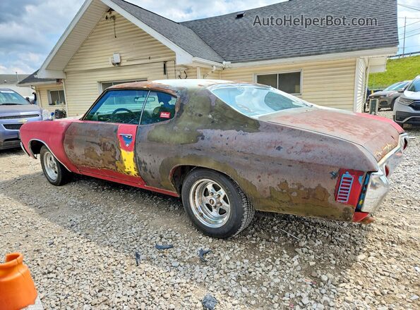 1D37H2R576153 1972 CHEVROLET CHEVELLE Red 