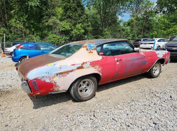 1D37H2R576153 1972 CHEVROLET CHEVELLE Red 