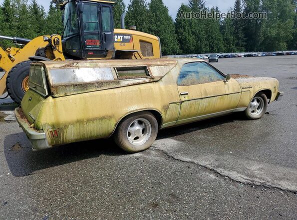 1D80H3Z455712 1973 CHEVROLET EL Yellow 
