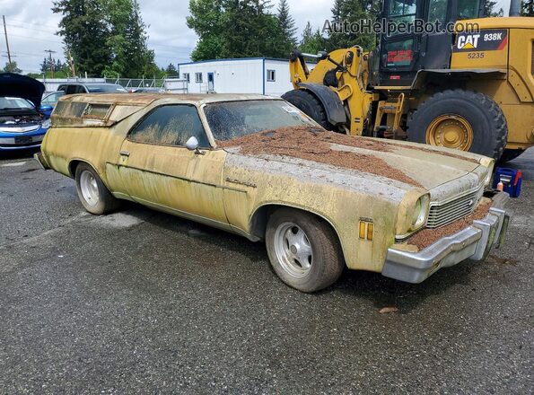 1D80H3Z455712 1973 CHEVROLET EL Yellow 