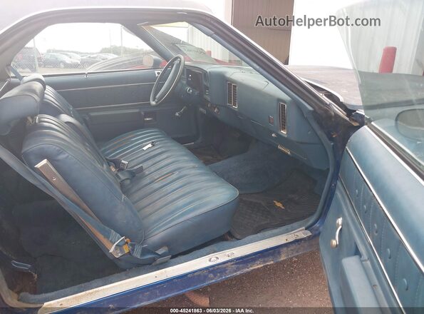 1D80U6B514865 1976 CHEVROLET EL Синий Вид салона спереди