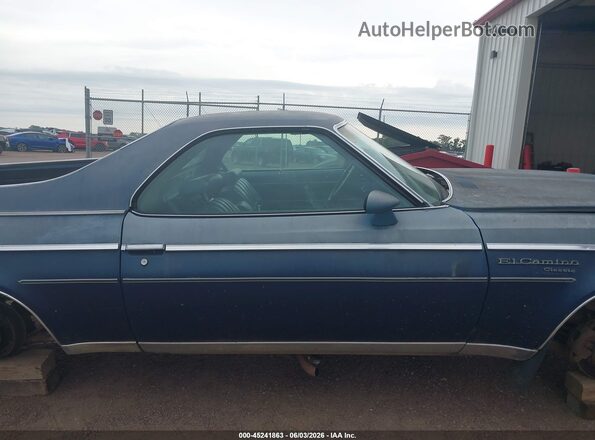 1D80U6B514865 1976 CHEVROLET EL Синий Вид задней части салона