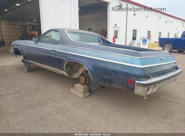 1D80U6B514865 1976 CHEVROLET EL Синий Задняя левая четверть