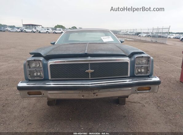 1D80U6B514865 1976 CHEVROLET EL Синий Вид щитка приборов