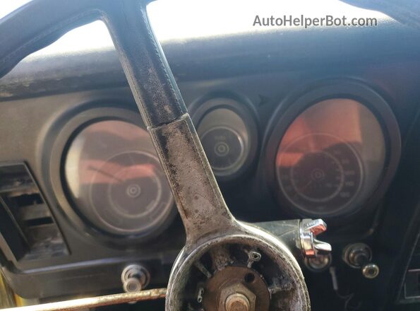 1F05H192285 1971 FORD MUSTANG Yellow Սարքավորումների վահանակի տեսք