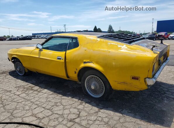 1F05H192285 1971 FORD MUSTANG Yellow Հետևի ձախ