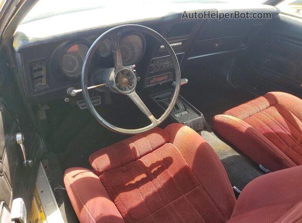 1F05H192285 1971 FORD MUSTANG Yellow Առջևի վահանակի տեսք