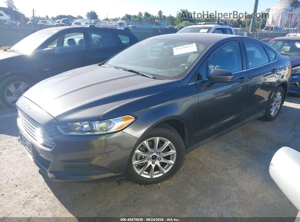 1FA6P0G74G5118094 2016 FORD FUSION Gray Front left